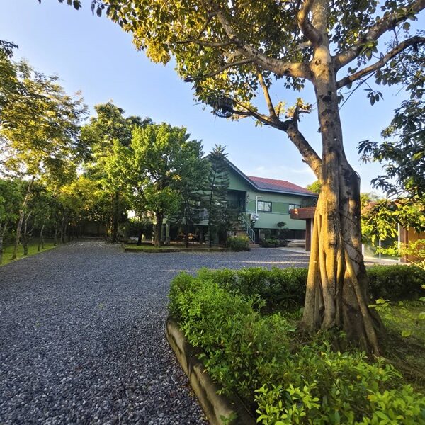 ขายบ้านสวน พร้อมที่ดิน รวม 3 ไร่ บึงกาสาม อ.หนองเสือ จ.ปทุมธานี น้ำไม่ท่วม เจ้าของขายเอง โทร.086-7777215