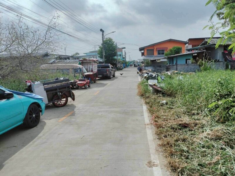 ขายที่ดินคลองสาม 100 ตรว ติดถนนคอนกรีตสาธารณะ ซ.คลองสาม 1/7 อ.คลองหลวง จ.ปทุมธานี