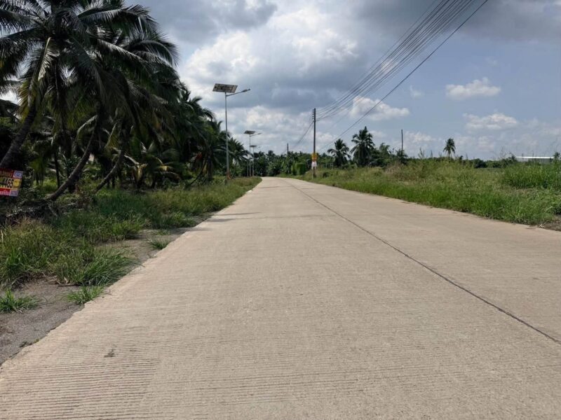 ขายที่ดินนครชัยศรี 641 ตรว ติดถนนสาธารณะ ต.ขุนแก้ว อ.นครชัยศรี จ.นครปฐม