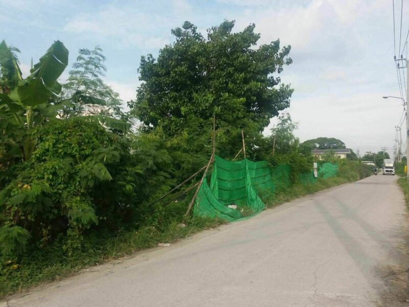 ขายด่วนที่ดินใกล้ซีคอนสแควร์ 462 ตรว ติดถนนคอนกรีตสาธารณะ แปลงมุม ถ.พัฒนาการตัดใหม่ ซอย 94 ประเวศ กทม.