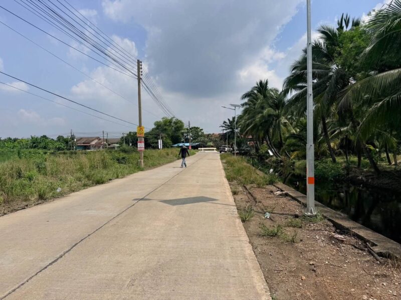 ขายที่ดินนครชัยศรี 641 ตรว ติดถนนสาธารณะ ต.ขุนแก้ว อ.นครชัยศรี จ.นครปฐม