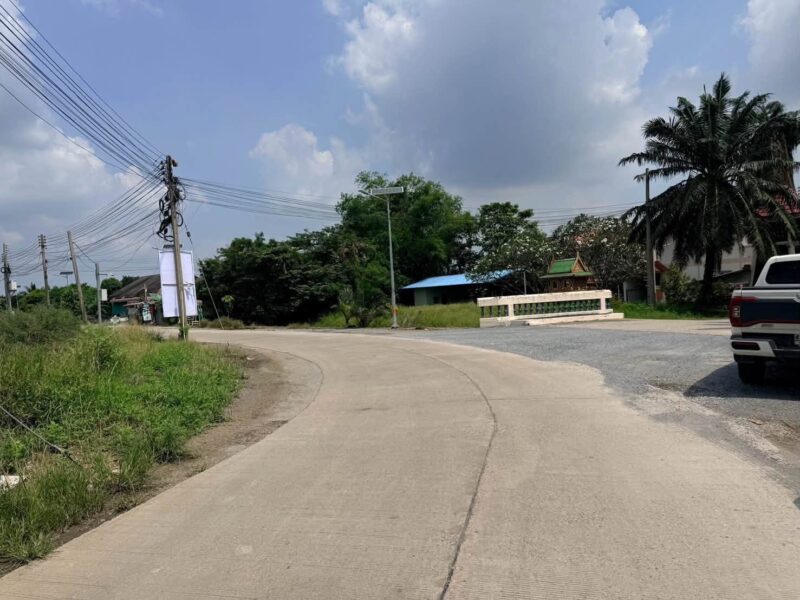 ขายที่ดินนครชัยศรี 641 ตรว ติดถนนสาธารณะ ต.ขุนแก้ว อ.นครชัยศรี จ.นครปฐม